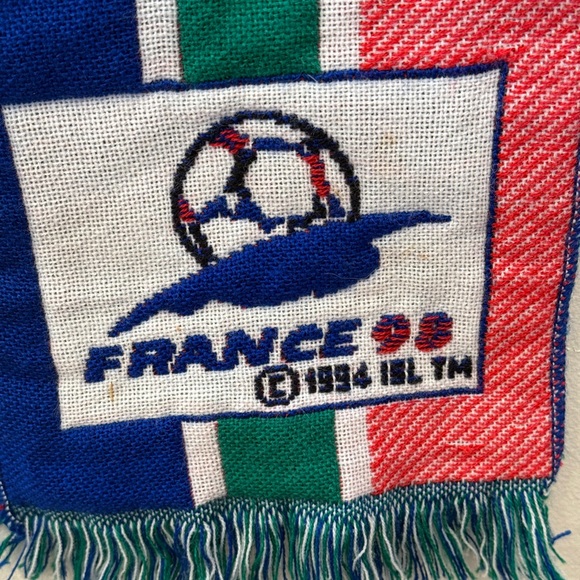 South Africa retro vintage scarf France 98 in good used condition - Picture 5 of 5